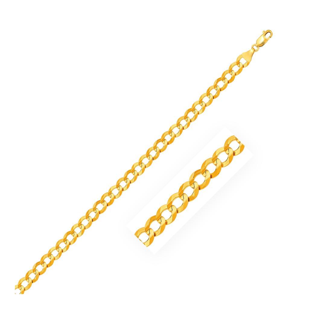 10k Yellow Gold Curb Chain (3.60 mm) -18"