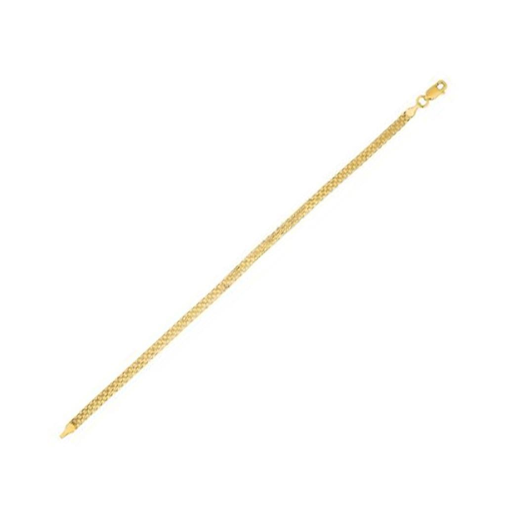 14k Yellow Gold Bismark Chain (3.50 mm) - 16"