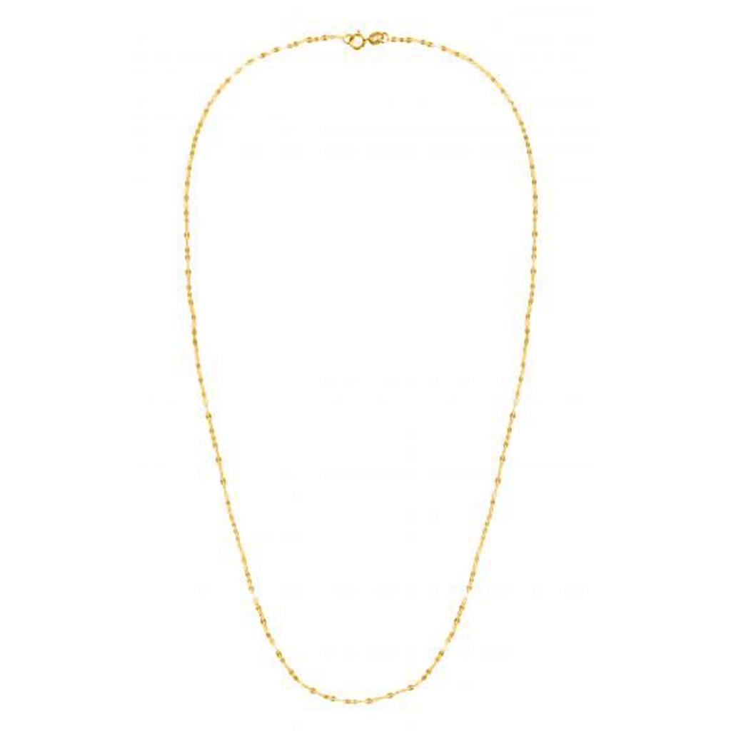14k Yellow Gold Alternate Valentino Chain (1.40 mm) - 16"