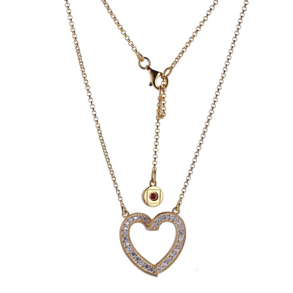 N30LB37-Y Emotion Heart Pendant Necklace