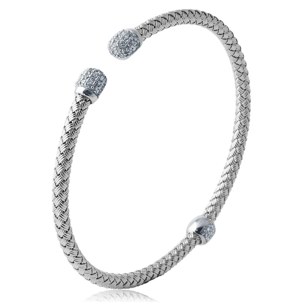 BCGR1Q02U-W Como 4mm Woven Reversible Cuff