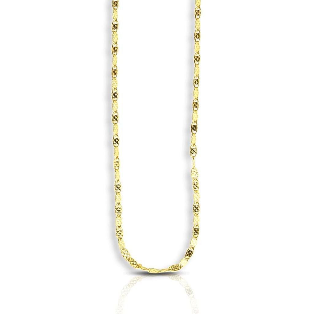 14k Yellow Gold Sparkle Valentino Chain (1.70 mm) -18"