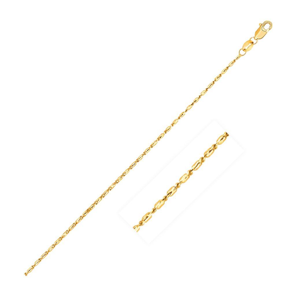 14k Yellow Gold Lumina Pendant Chain (0.90 mm) - 16"