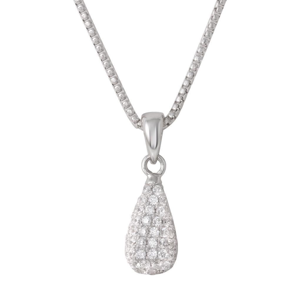 NCGR0Q02Y-W Josslyn CZ Tear Drop Pendant