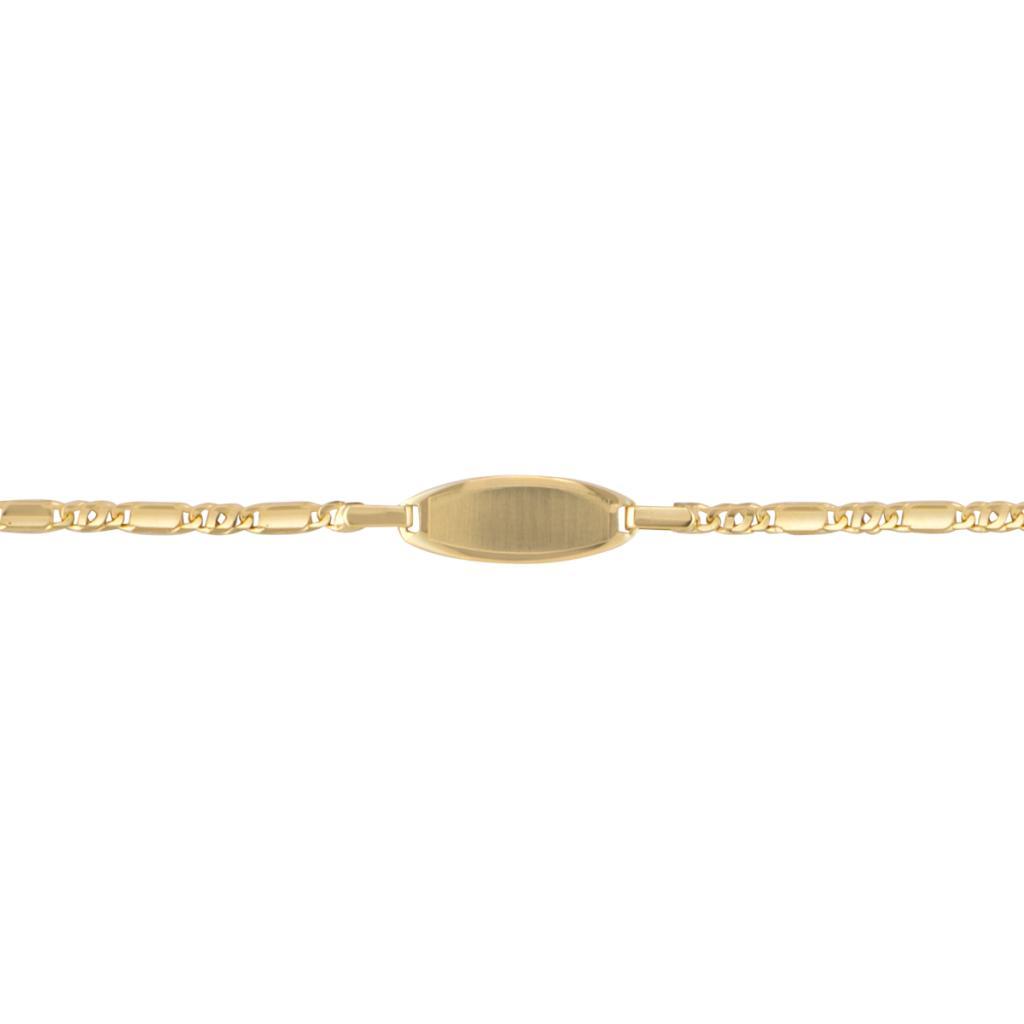 Yellow Gold Baby Id Bracelet - 10K - 10k - 6"