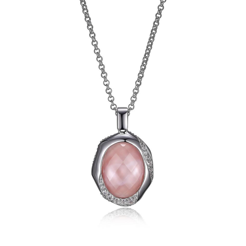 NR0LB5Z-W Oasis Elegant Overlay Necklace