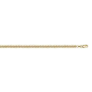 14K Gold 18" Necklace - Curb