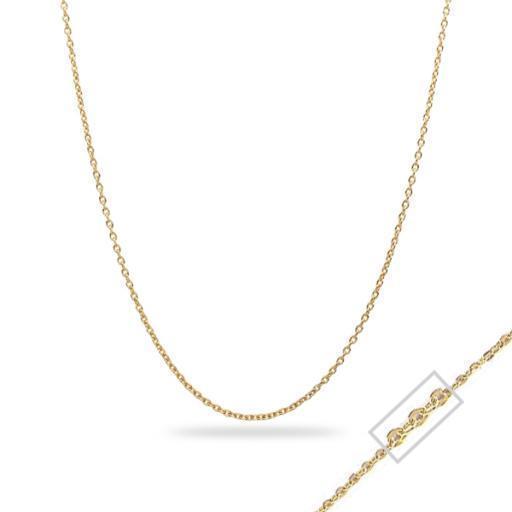 14K Gold 18" Necklace - Cable