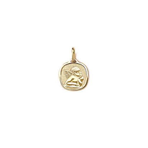 18K Yellow Gold Thinking Angel Pendant - 1.6gm - Jewellery
