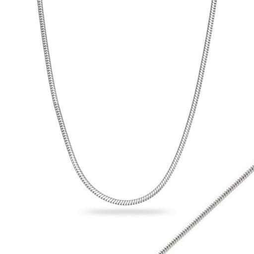 Sterling Silver 20"  Snake Chain Necklace