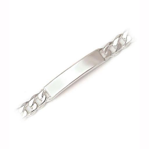 8.5" Sterling Silver ID Bracelet