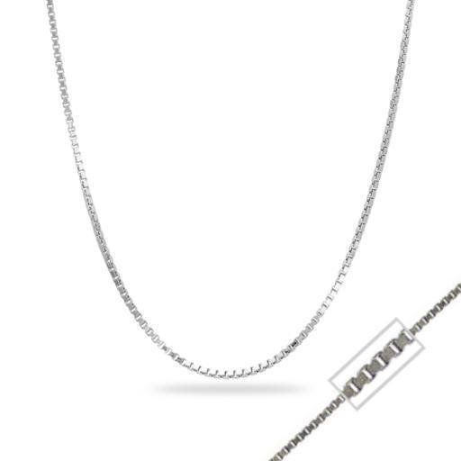 14K White Gold 18" Necklace - Box