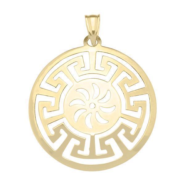 10K Yellow Gold Fashion Pendant - Drop