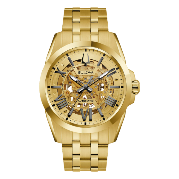 97A162 Sutton Automatic Gold Men Watch