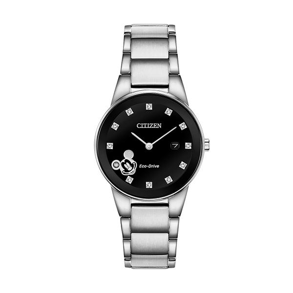 GA1051-58W Disney Mickey Mouse Watch Collection - Mickey Diamond
