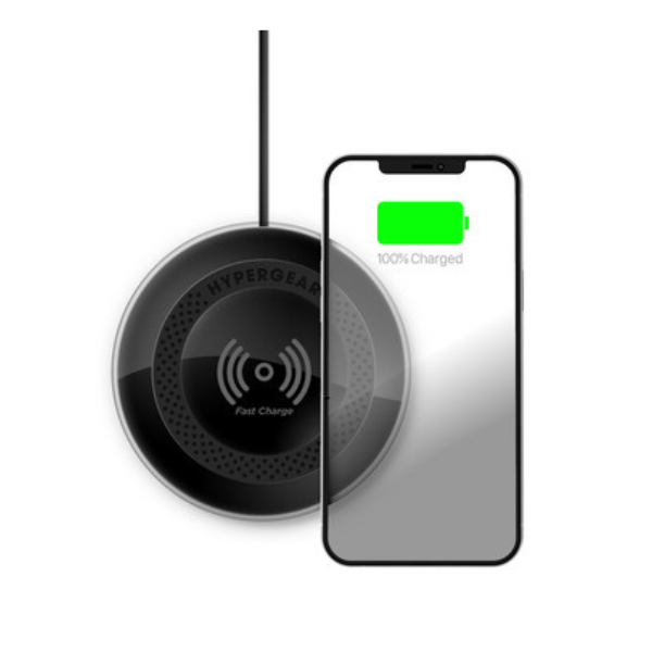 MS53096 Qi Wireless Charging Pad 15W Fast Charge Includes Charging Cable and Wall Charger
