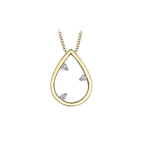 Diamond Pendant in 10K (0.03 CT. T.W.) - Gold