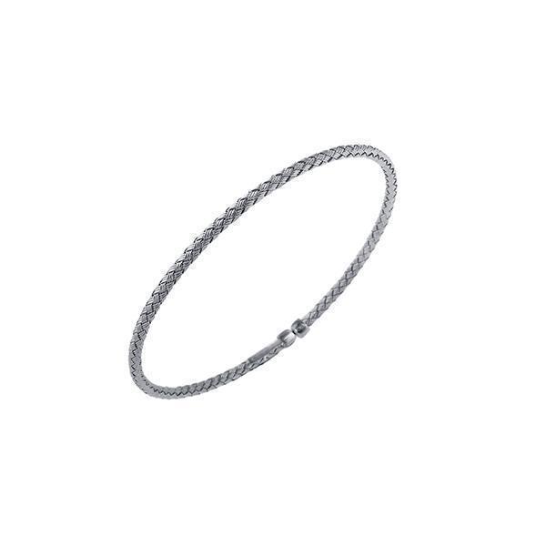 BCGR1Q02F-W Sterling Silver "NARDA" Woven Bracelet