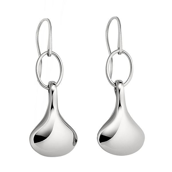 ER2LARTA-W Raindrop Fishhook Earrings