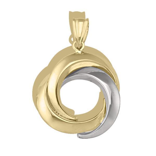 10K 2 Tone Gold Fashion Pendant
