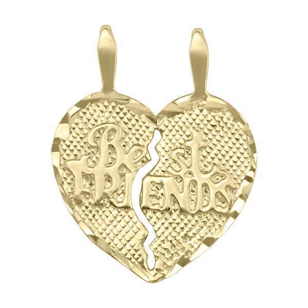 10K Gold Charm - Best Friends