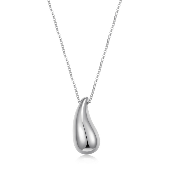 NR0LBZ8A-W Raindrop Pear Drop Necklace