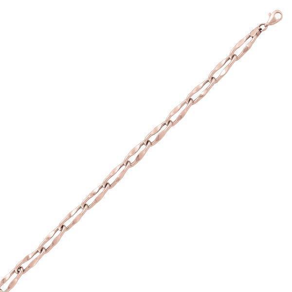 14K Rose Gold Link Bracelet