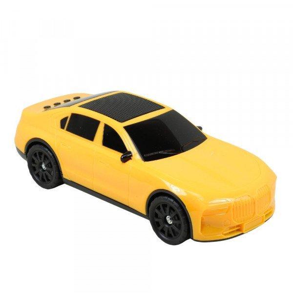 Sport Car Design Inspired Portable Bluetooth Speaker - Solar-Powered with Comprehensive Media Support KIX703 for Universal Cell Phone And Bluetooth Device - Gold