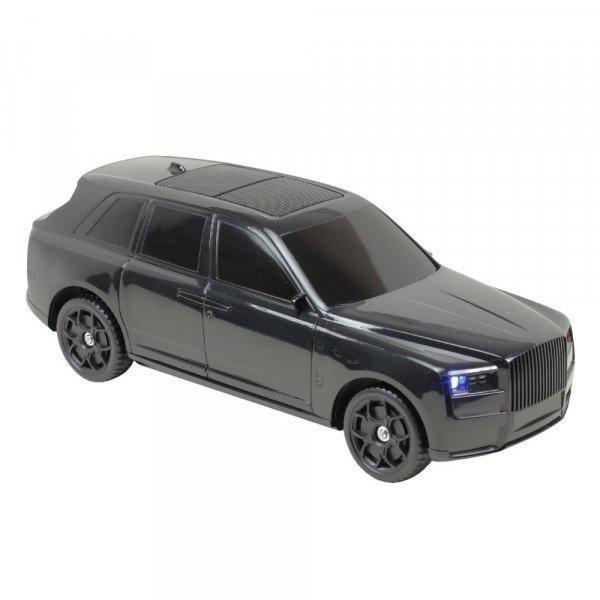 Luxury SUV Style Portable Bluetooth Speaker - Solar-Charged, Media-Ready, High-End Design KIX702 for Universal Cell Phone And Bluetooth Device - Black