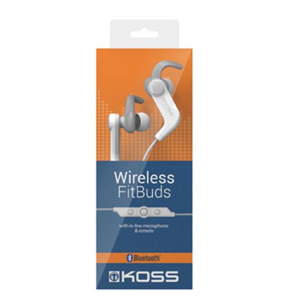 MS45614 Earbud Bluetooth FitBud BT1901i with Mic  and  Remote White