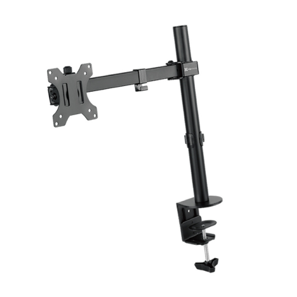 MS52638 Single Monitor Mount - Fits Monitors from 13 - 32In Full Motion Tilt 90 Deg C-clamp to Desk Vesa Compatible