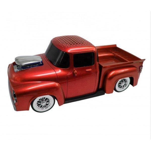Pickup Truck Design Portable Wireless Bluetooth Speaker with Radio KIWS538 for Universal Cell Phone And Bluetooth Device - Red