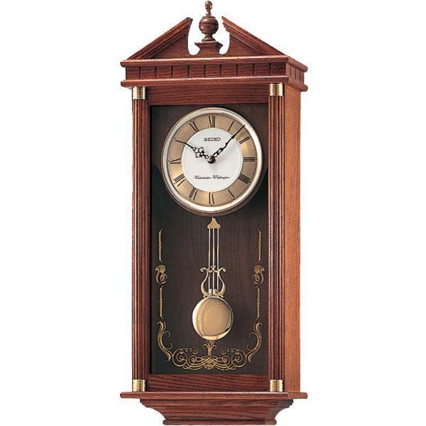 QXH107B Pendulum Dual Chimes Wall Clock