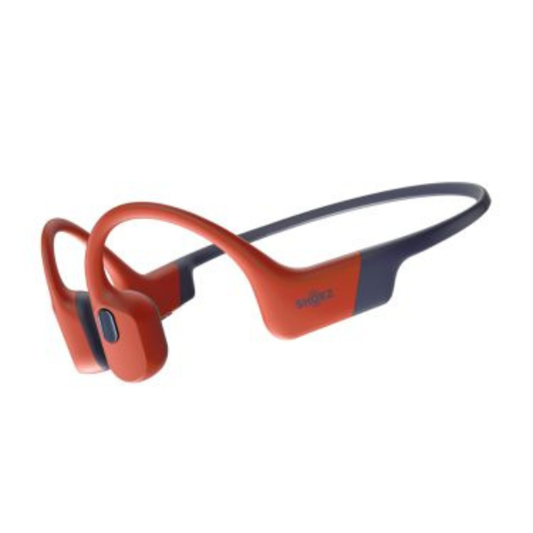 MS53600 OpenSwim Pro Red Bluetooth Headset  and  MP3 Dual Modes Bone Conduction IP68 Waterproof Dual Noise Reduction 9Hrs Battery Life Swimming Earplugs Included