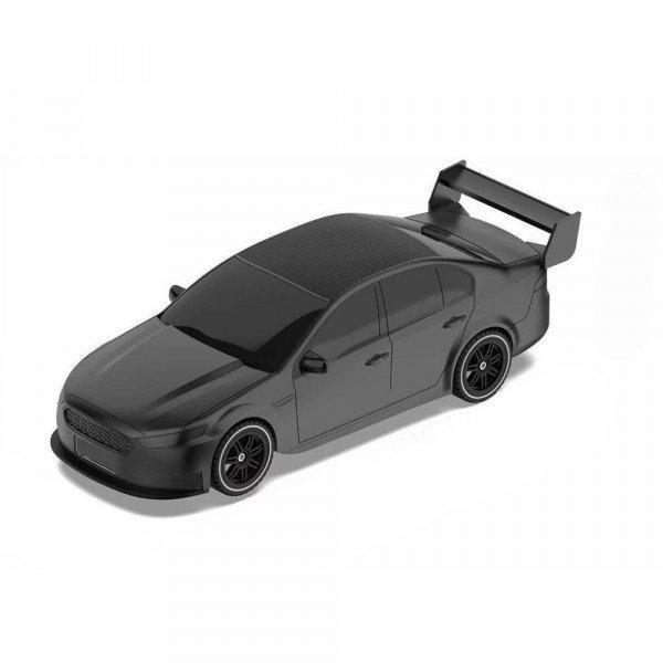 Solar-Powered Spoiler Wing Car Design Bluetooth Speaker - Portable Wireless Audio System for Outdoor Entertainment KIP338 for Universal Cell Phone And Bluetooth Device - Black