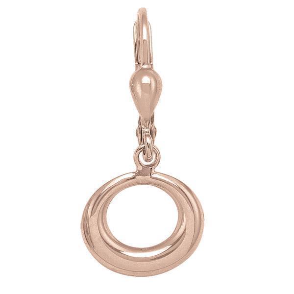 14K Rose Gold Fashion Drop Earrings