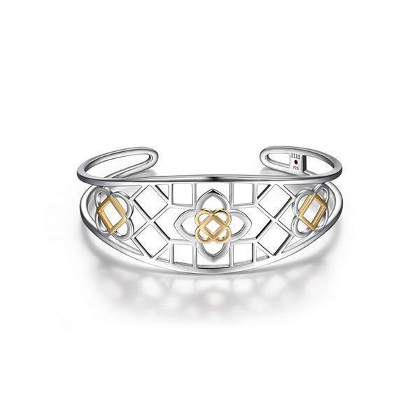 BR1LAGB-2T "Florence" Two-Tone Motif Cuff