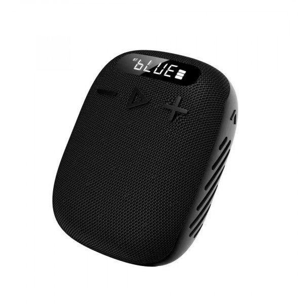 New Portable Bluetooth Speaker for Outdoor Sports Portable Clip On Speaker KIWIND3S for Universal Cell Phone And Bluetooth Device - Black