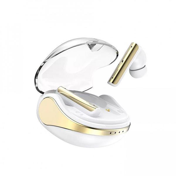 TWS In Ear Bluetooth Wireless Headphone Earbuds Gaming Headset Stereo Sound KIP60 for Universal Cell Phone And Bluetooth Device - White