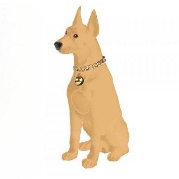 Doberman Pinscher Design Bluetooth Speaker with Wired Microphone - High-Volume Audio System KIM210 for Universal Cell Phone And Bluetooth Device - Brown