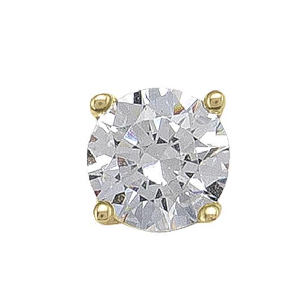 10K Gold Cubic Zirconia Stud Earrings