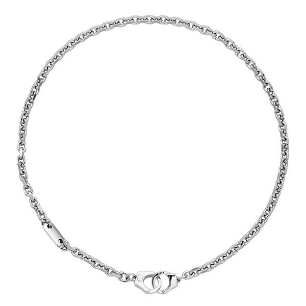 Sterling silver CJ Ethos ITALIAN CHAIN rhodium plated 150 cable chain