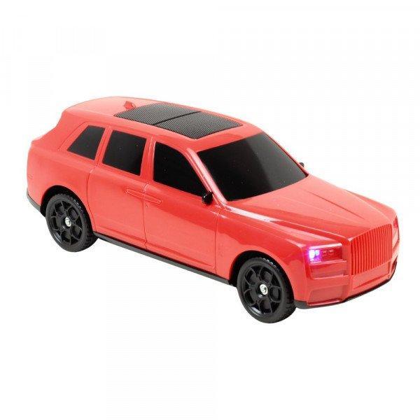 Luxury SUV Style Portable Bluetooth Speaker - Solar-Charged, Media-Ready, High-End Design KIX702 for Universal Cell Phone And Bluetooth Device - Red