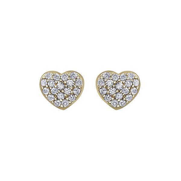 Diamond Stud Earrings in 10K (0.18 CT. T.W.) - Gold