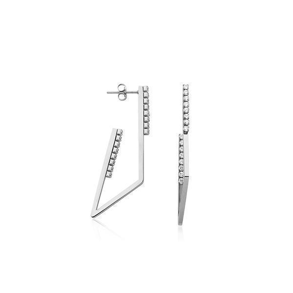 CJ Steelx Geometric Bar Earrings