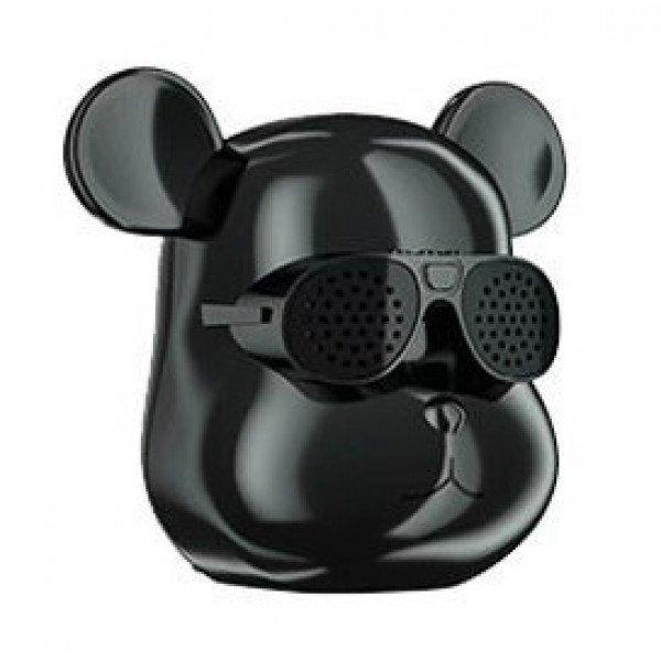 Cool Sunglasses Robot Bear Head Wireless Bluetooth Speaker L15 for Universal Cell Phone And Bluetooth Device - Black