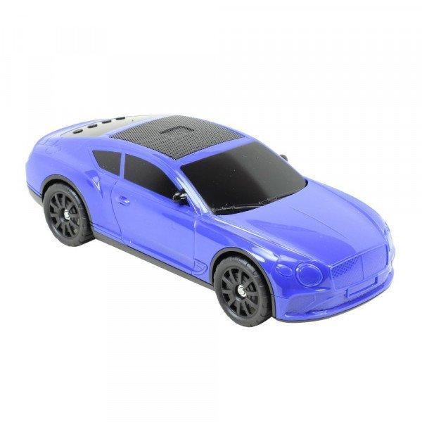 Luxury Grand Tourer Style Portable Bluetooth Speaker - Solar-Powered, Feature-Rich Audio Device KIX701 for Universal Cell Phone And Bluetooth Device - Blue