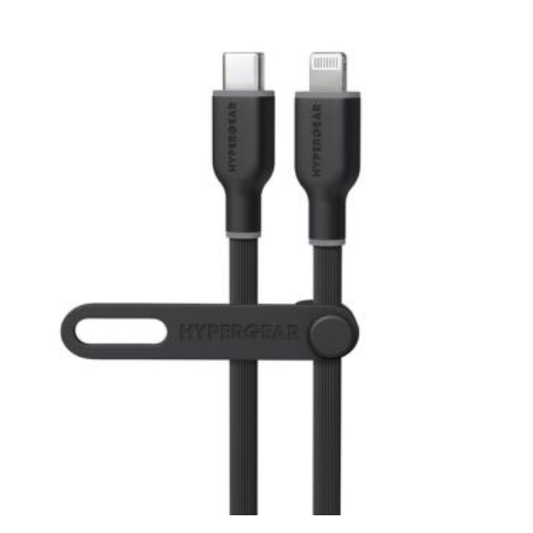 MS53574 Charge  and  Sync PD Lightning MFI to USB-C Flexi Pro Cable 6ft PD up to 60W Fast Charge 480Mbps High Speed - Soft Touch Silicone