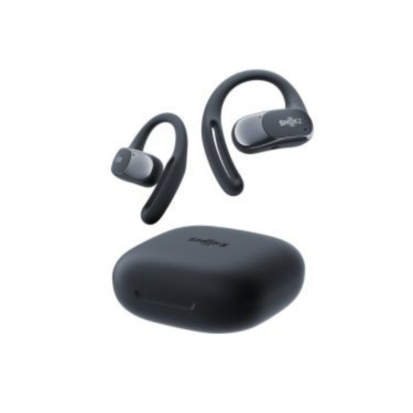 MS53596 OpenFit Air Black Bluetooth Headset Smart Mic Around Ear Air Conduction - OpenBass - Water Resistant IP54