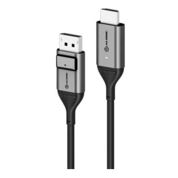 MS53236 DisplayPort Male to HDMI Male Cable 6ft 4K Ultra HD 60Hz 6ft